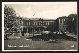 AK Würzburg, Blick Zum Hauptbahnhof  - Wuerzburg