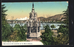 AK Geneve, Monument Brunswick Et Le Mont-Blanc  - Altri & Non Classificati
