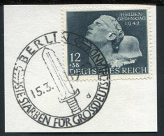 Deutsches Reich, 1942, 812 IV, Briefstück - Autres & Non Classés