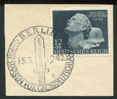 Deutsches Reich, 1942, 812 V, Briefstück - Other & Unclassified