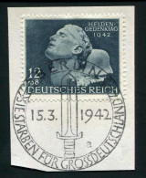 Deutsches Reich, 1942, 812 II, Briefstück - Altri & Non Classificati