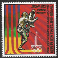 GUINE BISSAU – 1980 Olympic Games Moscow 30P00 Used Stamp - Guinée-Bissau