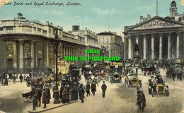 R612802 Bank And Royal Exchange. London. 1913 - Andere & Zonder Classificatie