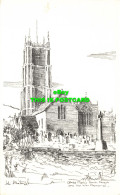 R612185 Combe Martin. Parish Church. And The War Memorial. Rotapress. J. Atkinso - Welt