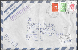 Argentina Registered Cover Mailed To Austria 1976. 40P Rate - Storia Postale