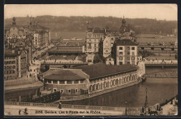 AK Genève, Les 6 Ponts Sur La Rhone  - Genève