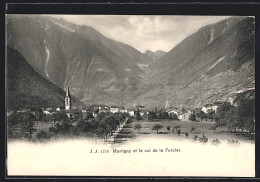 AK Martigny, Panorama Et Le Col De La Forclaz  - Martigny