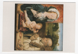 AK 217001 ART / PAINTING ... -  Joos Van Cleve - Mutter Gottes Mit Kind Und Sankt Bernhard - Peintures & Tableaux