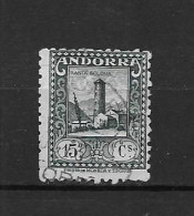 LOTE 2164 ///  (C035) ANDORRA 1929  YVERT Nº: 19      ¡¡¡ OFERTA - LIQUIDATION - JE LIQUIDE !!! - Oblitérés