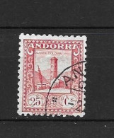 LOTE 2164 ///  (C035) ANDORRA 1929  YVERT Nº: 20      ¡¡¡ OFERTA - LIQUIDATION - JE LIQUIDE !!! - Gebruikt