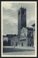 Cartolina Brescia, Palazzo Broletto, Torre Delle Grida  - Brescia