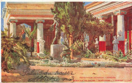 73974474 CORFOU_Korfu_Corfu_Greece Péristyle Du Palais Achilleion Kuenstlerkarte - Grecia