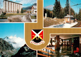 73943208 Vysoke_Tatry_SK Hotel Bahnhof Hotelhalle Panorama Hohe Tatra - Slowakei