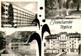 73943204 Trencianske_Teplice_SK Hotel Park Teich Freibad Kurhaus - Slowakei
