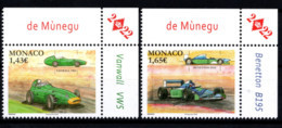 MONACO 2022 - SERIE 2 TP /  LES VOITURES DE COURSE MYTHIQUES / Y.T. N° 3316 ET 3317   - NEUFS ** - Neufs