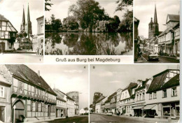 73901934 Burg Magdeburg Blick Zur Kirche Park Berliner Strasse Platz Der Weltjug - Sonstige & Ohne Zuordnung