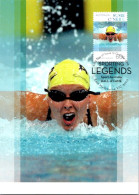 5-5-2024 (4 Z 11) Australia (single) Maxicard - Olympic Swimer Suzie O'Neil (wearing Swimming Goggles) - Maximum Cards