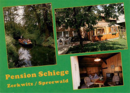 73901865 Zerkwitz Luebbenau Pension Schiege Spreewaldpartie Baude Gaststube  - Autres & Non Classés