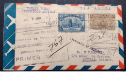 D575. First Flight Cienfuegos-Antilla - Registered On July 1st, 1931 - Only 14 Covers Are Known - 215,00 - Aéreo