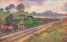 R612293 Great Western Railway. Six Wheels Coupled Passenger Engine. London Count - Andere & Zonder Classificatie