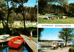 73901817 Altenhof Werbellinsee Campingplatz Bootssteg Faehre Altenhof Werbellins - Finowfurt