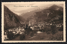 Cartolina Varzo /Ossola, Panorama Von Einem Berg Aus  - Autres & Non Classés