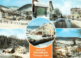 73901786 Schnellbach Floh Seligenthal Panorama Wanderkarte Hauptstrasse Berggast - Autres & Non Classés