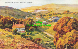 R613478 Wannock Glen. South Downs. Art Colour. E. W. H. Valentines. 1950. E1064 - Welt