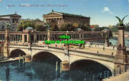 R613479 Berlin. Friedrichsbrucke Und National Galerie. Serie Radio. I. W. B. No. - Monde