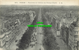 R612355 Paris. Panorama De L Avenue Des Champs Elysees. C. M - Welt