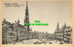 R612359 Brussels. Market And Town Hall. Arfo - Monde