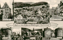 73829571 Buedingen Hessen Steinernes Haus Muehltor Blick Vom Weinberg Schloss Al - Sonstige & Ohne Zuordnung