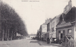 Paimboeuf (44 Loire Atlantique) Quai Carnot - Hôtel Café Restaurant Pasquier Au 1er Plan - Phot. Bertho - Paimboeuf