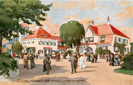 73794957 Muenchen Ausstellung Muenchen 1908 Eingang Zum Vergnuengungspark Kuenst - Muenchen