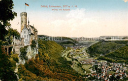 73794854 Honau Lichtenstein Schloss Lichtenstein Panorama Blick Ins Echaztal Fel - Altri & Non Classificati