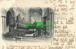 R613532 Chester. Chester Cathedral. Choir Looking W. 1901 - Wereld