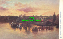 R613021 Sunset On River. Caversham Near Reading. Tuck. Oilette. 1442. 1904 - Wereld