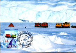 5-5-2024 (4 Z 11) Australia (1 Card) Maxicard - AAT -   Transport ($ 2.00) On Ice - Cartes-maximum