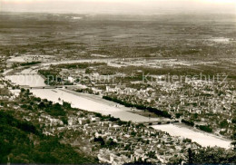 73755568 Heidelberg Neckar Panorama Blick Vom Koenigstuhl Auf Stadt Und Rheinebe - Heidelberg