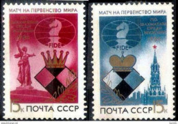 2583  Chess - Echecs - Russie Yv 5145-46 MNH - 1,35 . - Ajedrez