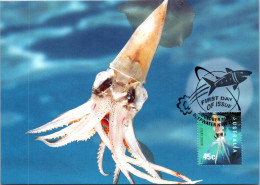 5-5-2024 (4 Z 11) Australia (1 Card) Maxicard - Fiery Squid - Maximumkarten