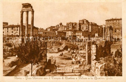 73369597 Roma Rom Foro Romano Con Il Tempio Di Castore Polluce La Basilica Giuli - Other & Unclassified