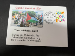 5-5-2024 (4 Z 7) GAZA War - Gaza Solidarity March At Hunter Valley Newcastle (NSW) University - Militaria