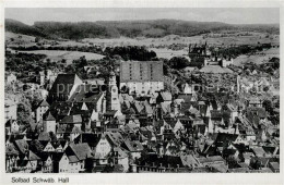 73369470 Schwaebisch Hall Stadtpanorama Fliegeraufnahme Schwaebisch Hall - Schwaebisch Hall