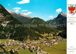 73368205 Scharnitz Fliegeraufnahme Mit Karwendel-Gebirge Scharnitz - Altri & Non Classificati