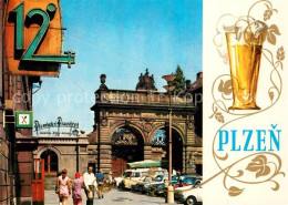 73368171 Plzen Pilsen Haupttor Der Brauerei Plzen Pilsen - Tschechische Republik