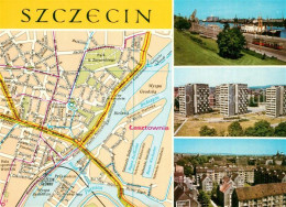 73367174 Szczecin Stettin Plan Port Na Odrze Zabudowa Rejonu Alei Wyzwolenia Pan - Poland