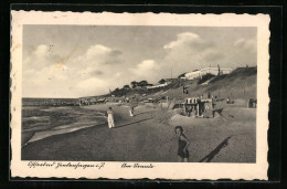 AK Henkenhagen /Ostsee, Strandpartie  - Pommern