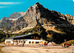 73365966 Hinterriss Tirol Rasthuette Eng Alm Mit Karwendel Hinterriss Tirol - Altri & Non Classificati