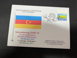 5-5-2024 (4 Z 12A 1st Anniversary Of 1st Case Of COVID-19 Declared In Nakhichevan Rep. With OZ Stamp - Autres & Non Classés
